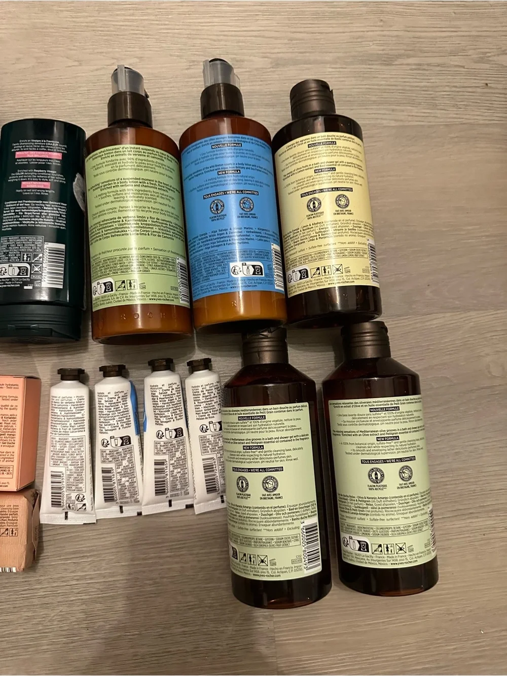 NEW Yves Rocher 24-Pc Bath Body Hair Care Mega Bundle | Shower Gel Lotion